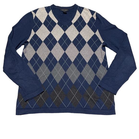 Banana Republic Silk Cashmere Sweater blue graymedium